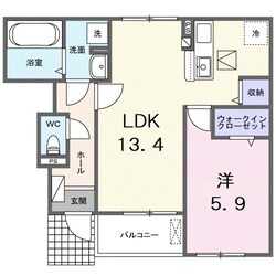 パラドールIIの物件間取画像